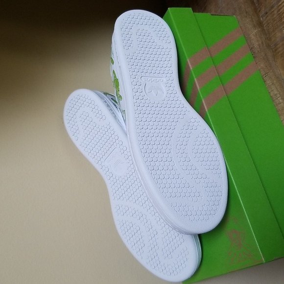 NWT Adidas Stan Smith Kermit The Frog - SZ 9 - Picture 8 of 13